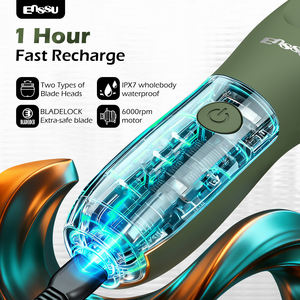 ENSSU 032GN Tondeuse Électrique 2-en-1 pour Zones Intimes et Corps Homme – Tondeuses OEM/ODM - Product Image 6