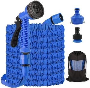 <strong>100</strong> ft Expandable Flexible Garden <strong>Hose</strong> Pipe Anti Kink with 7 Function Water Spray Gun Magic <strong>Hose</strong> - Product Image 2