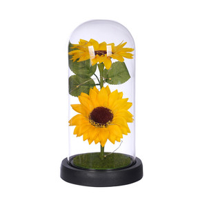 <span class=keywords><strong>Regalo</strong></span> para el Día de la Madre 2026, <span class=keywords><strong>Dos</strong></span> Adornos de Girasol, Artesanía en Cúpula de Cristal Luminosa, <span class=keywords><strong>Regalo</strong></span> Creativo para el Día de San Valentín, Hecho a Mano por el Fabricante - Product Image 5