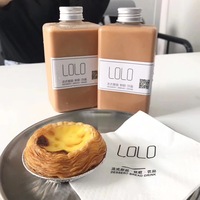 Bouteille carrée plate créative vide 300ml 10oz 500ml 16oz bouteille de boisson jetable de jus frais avec couvercles en métal