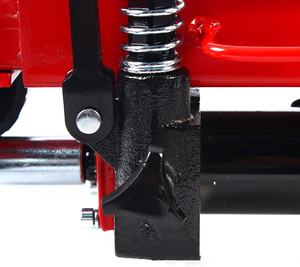 Patins de voiture hydrauliques de 1500 lb, <span class=keywords><strong>cric</strong></span> de positionnement de véhicule de roue de 12 '', rouleaux robustes avec pédale pour la réparation automatique de pneus - Product Image 5