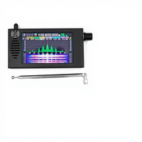 Receptor SDR con Alimentación USB, Sintonización Digital 101, Pantalla LCD, Altavoz Interno para Monitoreo de Espectro, Receptor SDR para Radioaficionados