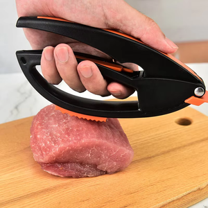 Manual <b>Press</b> Kitchen Tool Masher <b>Fruit</b> Peeler Easy Cleaning Crusher Gadget Garlic Puree Maker Handheld PS Plastic - Product Image 5
