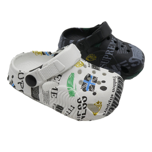 Sabots et mules d'été antidérapants en PVC HEVA, unisexes, avec logo personnalisé, sabots de jardin, chaussures plates, sandales d'été pour enfants, sabots personnalisés - Product Image 5