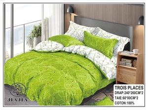 JiaJia 도매 고품질 4피스 클래식 플랫 침대 시트 세트 꽃무늬 프린트 쿨링 접이식 일회용 - Product Image 2