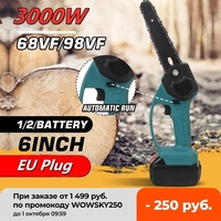 Mini tronçonneuse sans fil 21V, 6 pouces, scie électrique portable, outil de jardinage pour batterie Makita, travail du bois, exploitation forestière