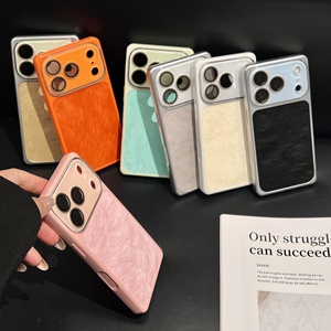 เคสโทรศัพท์มือถือแบบป้องกัน 360 องศา ผิวสัมผัสแบบขนนก ป้องกันเลนส์ สำหรับ iPhone 17 Pro Max ป้องกันรอยนิ้วมือ กันกระแทก - Product Image 1