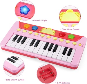 Juguetes educativos de instrumentos musicales de Piano Electrónico portátil multifuncional - Product Image 6