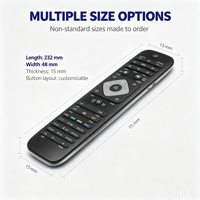 Control Remoto Universal para TV KEYUAN TY-44D de Código Fijo, Anti-Impactos, con 4 Botones, Batería AAA, Alcance de 20m