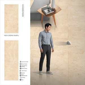 Onix Aqua 600x1200mm Glossy Marble Effect Porcelain Floor And <b>Wall</b> Slab Tiles - Product Image 6