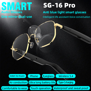 Lentes Inteligentes SG16 Pro, Ligeras, Polarizadas, con Protección UV400, Resistentes al Agua, con Auriculares Táctiles, Música y Funciones Inteligentes - Product Image 1