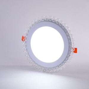 Nhà Máy Giá 3 + 3 Wát thời trang màu sắc đôi 110V 220V lõm gắn LED bảng điều chỉnh ánh sáng vòng Trần Bảng điều chỉnh ánh sáng - Product Image 2