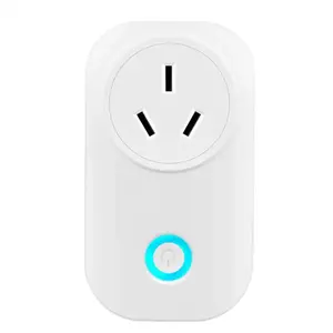 Google Home Alexa Smart WiFi Plug 10 A pour l'Australie, le Royaume-Uni et l'UE Plug Standards avec télécommande