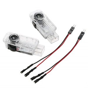 Projecteur ombre fantôme pour porte <span class=keywords><strong>de</strong></span> <span class=keywords><strong>voiture</strong></span>, 2 pièces, éclairage LED avec Logo <span class=keywords><strong>de</strong></span> la série AUDI, lumière <span class=keywords><strong>de</strong></span> marches - Product Image 1