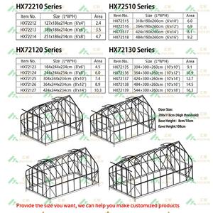 Serra da Giardino Curva da Cortile in Vetro Temperato con Telaio in Alluminio Struttura Prefabbricata a Campata Multipla Resistente al Freddo e alla Neve - Product Image 2