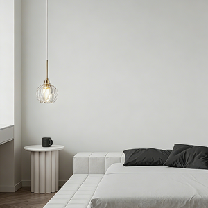 Suspension cylindrique longue en cuivre pour comptoir de cuisine, luminaire suspendu en laiton pour cuisine - Product Image 4