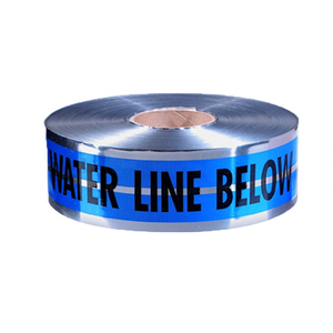 Cinta de advertencia detectable subterránea con lámina de aluminio, muestra gratuita al por mayor de fábrica - Product Image 1
