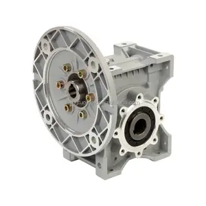 Worm RV Gearbox Pengurang Kecepatan Gigi, Seri Perumahan Aluminium NMRV025 NM 40 50 63