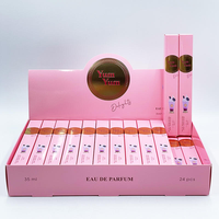 Mini-parfums de luxe en gros 35 ml pour femmes, échantillons portables en tube à essai avec parfum fruité floral longue durée en spray