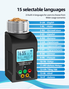Medidor <span class=keywords><strong>de</strong></span> <span class=keywords><strong>Humedad</strong></span> Profesional, Medidor <span class=keywords><strong>de</strong></span> <span class=keywords><strong>Humedad</strong></span> Automático para Alimentos, Plástico y Granos, Analizador <span class=keywords><strong>de</strong></span> <span class=keywords><strong>Humedad</strong></span> para Granos, Maíz, Cacao, Frijoles y Semillas - Product Image 2