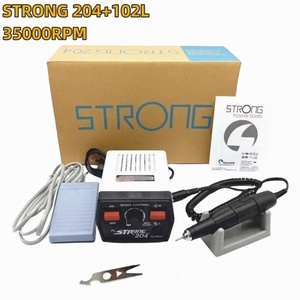 Taladro Eléctrico para Uñas de 65W STRONG 204 Lab Manicure 102L, Pulidor de Joyería, Fresadora de Yeso, Equipo de Pulido de Uñas - Product Image 1