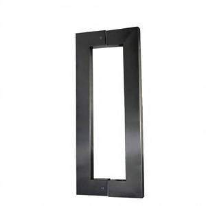 Black Modern Stainless Steel Office <b>Door</b> <b>Pull</b> <b>Handle</b> DT6005 for Hotel & Home Use - Product Image 3