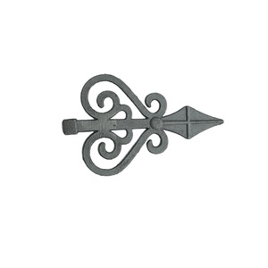 Composants décoratifs en <span class=keywords><strong>fer</strong></span> <span class=keywords><strong>forgé</strong></span> et acier moulé, motif feuilles estampées, service de modélisation, pour extérieur et jardin, antirouille - Product Image 5