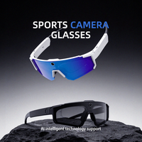 Lunettes Caméra Intelligentes à Synchronisation Téléphonique en Temps Réel, Enregistrement 800MP 1080P, Transmission Double WiFi, Traduction IA, Étanchéité IPX5