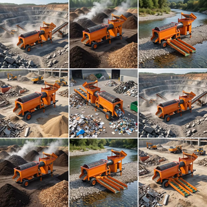 Machine de lavage à <span class=keywords><strong>tambour</strong></span> pour l'extraction d'or et le traitement des alluvions - Product Image 3