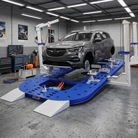 Extracteur de cadre de voiture d'équipement de réparation de collision/Machine automatique de cadre de carrosserie de 10 tonnes/redresseur de châssis de Machine de cadre de voiture