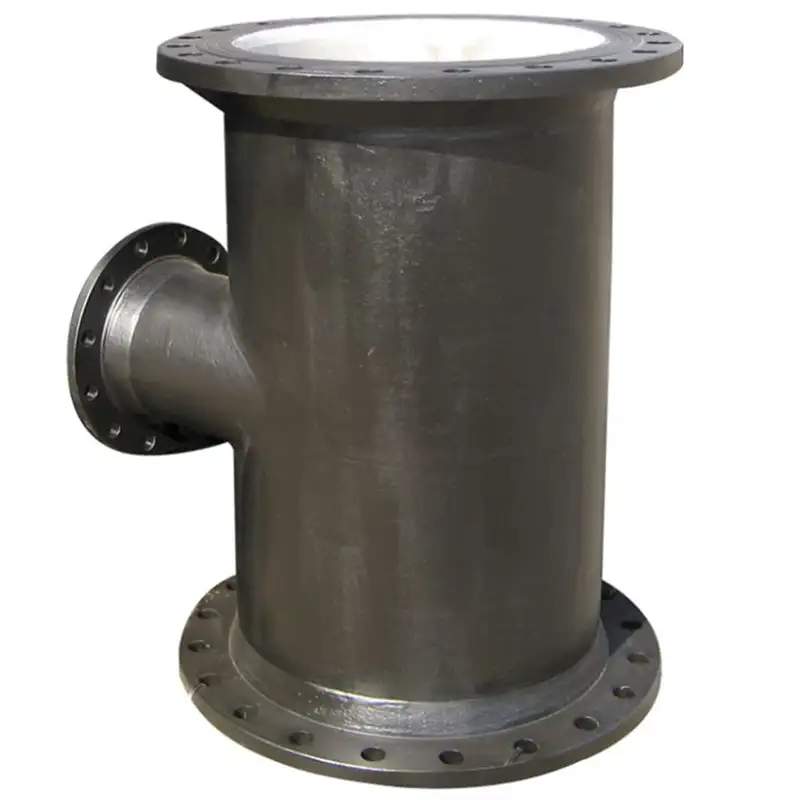 Fire fighting grooved mechanical tee DN80-DN2600 Ductile iron pipe fitting Flexible coupling grooved coupling