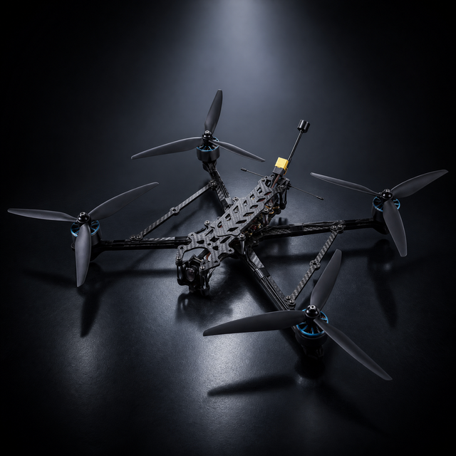FY-FPV10-FPV 10KM FPV Racing Drone Kit 4KG Payload 435mm Frame F405 OSD 5.8G 2.5W VTX ELRS 915MHz 40min Quadcopter