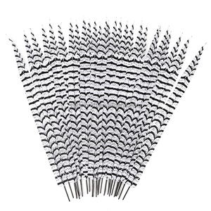 Chất Lượng Cao 65-70Cm Bán Buôn Lông Nhân Tạo Phụ Nữ Ngựa Vằn Gà lôi Lông Cho Ăn Mặc Lễ Hội Lễ Hội Ance Trang Phục - Product Image 1