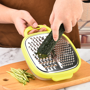 Bán buôn tùy chỉnh ODM/OEM của nhãn hiệu thép không gỉ thực phẩm huỷ Máy Nghiền pho mát graters Rau slicers dễ dàng làm sạch Trung Quốc - Product Image 3