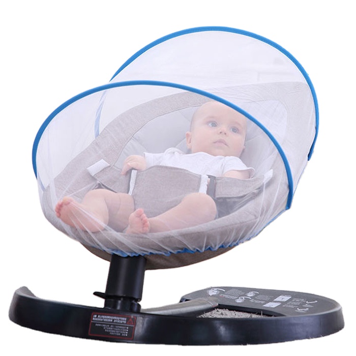 Автоматическое мягкое детское кресло-качалка для сна нового типа с регулируемой высотой