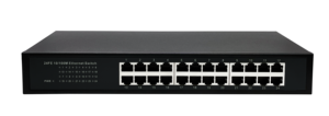 สวิตช์เครือข่าย 24 พอร์ต 10/100Mbps ขายดีจากโรงงาน พร้อม QoS Vlan ตัวเรือนเหล็ก 24 RJ45 สวิตช์อีเธอร์เน็ตกิกะบิตความเร็วสูงสำหรับองค์กร - Product Image 3