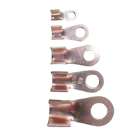 Oeillets à extrémité ouverte Cosses de borne à sertir Connecteurs de câble de batterie à anneau de cuivre électrique