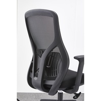 Chaise de bureau ergonomique JOHOOFURNITURE, directement de l'usine, pour un confort optimal au bureau, avec coussin épais et base robuste.