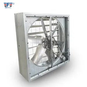 Strong Power Big Wind Large Size 1380mm Wall Mounted Factory Warehouse Industrial Exhaust Fan with shutter