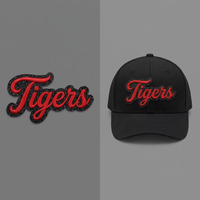 Patchs brodés personnalisés 3D à coudre ou thermocollants pour vêtements, badges brodés, lettres, logos brodés pour vêtements et chapeaux