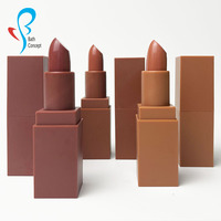 Usine cosmétique chinoise OEM personnalisé marque privée chocolat nude végétalien mat rouge à lèvres marque privée bâton à lèvres étanche