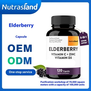 Vente chaude transfrontalière sureau noir et vitamine CD3 zinc soutien immunitaire Capsules suppléments à base de plantes pour adultes - Product Image 6