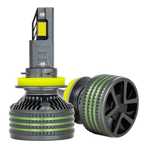 Phare LED H4 6000K à quatre tubes en cuivre avec télécommande, trois modes de puissance, ampoule de phare clignotante, phare antibrouillard pour voiture - Product Image 4