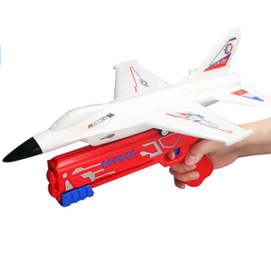 Pandas เกมยิงกระสุนนิ่ม2 1ชิ้นเครื่องบินของเล่นเครื่องร่อนทำจากโฟมใช้มือโยนวงเวียนเครื่องบินฟองอากาศสำหรับเด็กผู้ชาย - Product Image 1