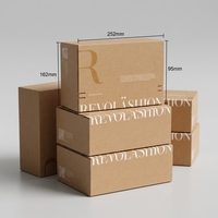 Vente en gros de boîtes en carton ondulé écologiques de haute qualité avec logo personnalisé à prix compétitif, boîte en papier avec bande détachable
