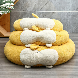 Customizable Luxury Pet <strong>Sofa</strong> <strong>Bed</strong> Soft Plush Cat <strong>and</strong> <strong>Dog</strong> <strong>Bed</strong> with Robust Fiber Filling Solid Pattern - Product Image 4