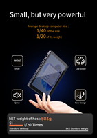 OEM 7 pouces n100 windows11 mini pc moniteur à écran tactile linux ubuntu petit écran tactile de poche pc avec batterie
