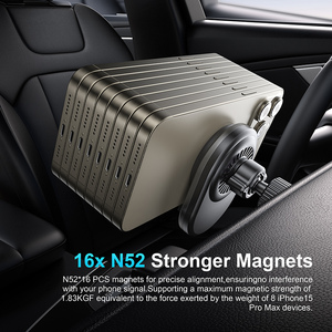 Caricabatterie Wireless Qi2 per Auto con Ventilazione e Ricarica Orizzontale/Verticale per <span class=keywords><strong>Apple</strong></span> e Android - Product Image 4