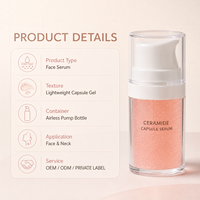 Crème Visage Hydratante Végane à l'Acide Azélaïque et Céramide en Capsules pour Peaux Sensibles - Soin Réparateur de la Barrière Cutanée