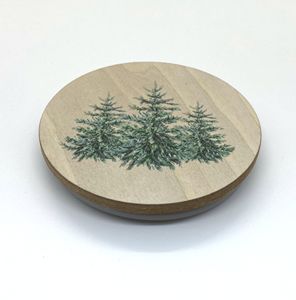 Porte-bougie en bois lisse de haute qualité, personnalisé, avec couvercle, peint au laser, pour la décoration de la maison, pour offrir en cadeau et pour la vente en gros - Product Image 5